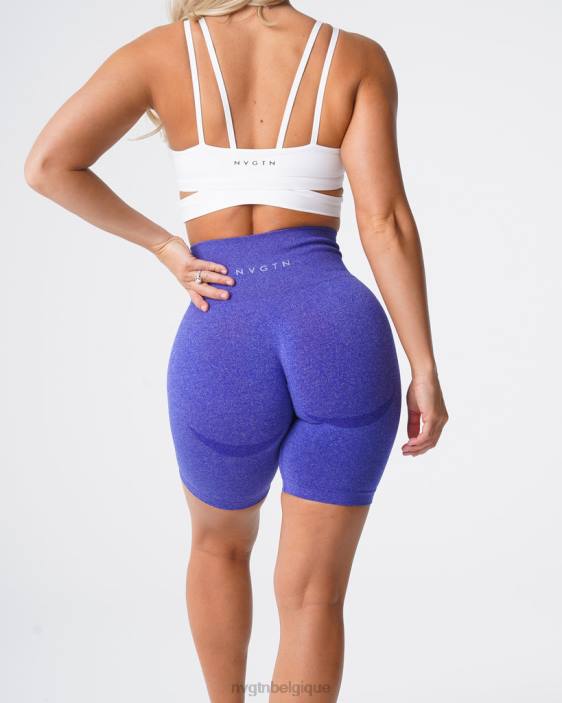 0LFV486 bleu électrique aptitude NVGTN femmes short de motard