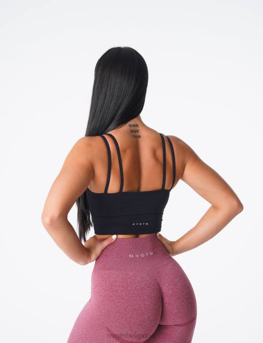 0LFV105 noir aptitude NVGTN femmes haut de soutien-gorge Poise