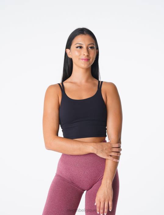 0LFV105 noir aptitude NVGTN femmes haut de soutien-gorge Poise