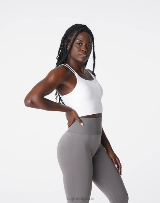 0LFV106 blanc aptitude NVGTN femmes haut de soutien-gorge Poise