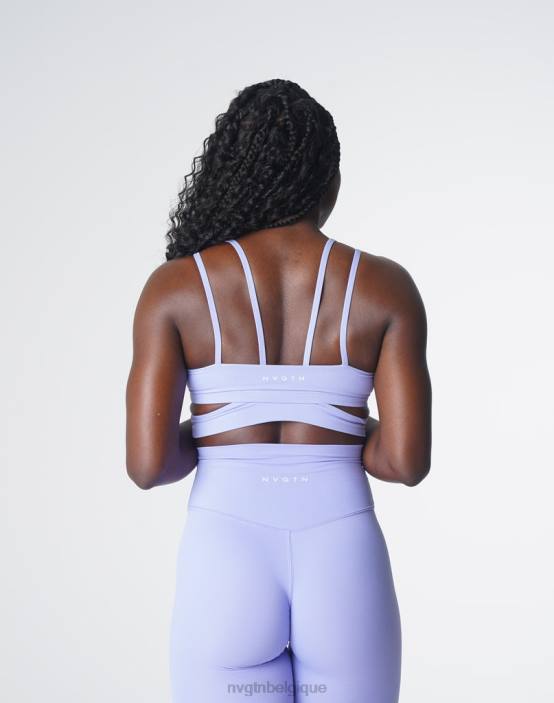 0LFV118 pervenche aptitude NVGTN femmes soutien-gorge tournant