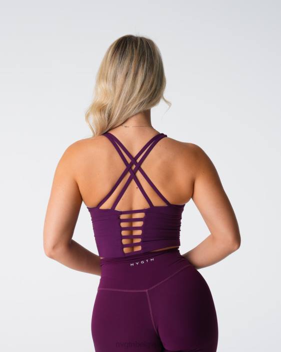 0LFV121 prune aptitude NVGTN femmes haut de soutien-gorge Matrix