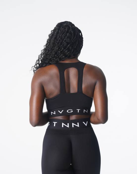 0LFV132 noir aptitude NVGTN femmes soutien-gorge de sport sans couture Trilogy