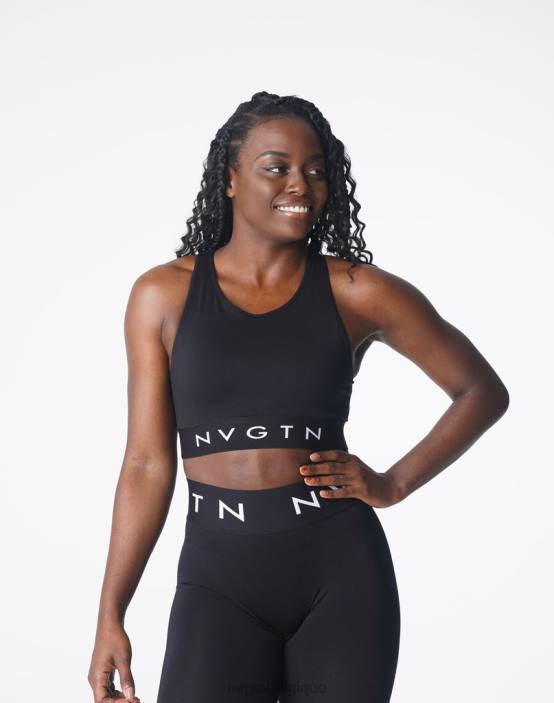 0LFV132 noir aptitude NVGTN femmes soutien-gorge de sport sans couture Trilogy