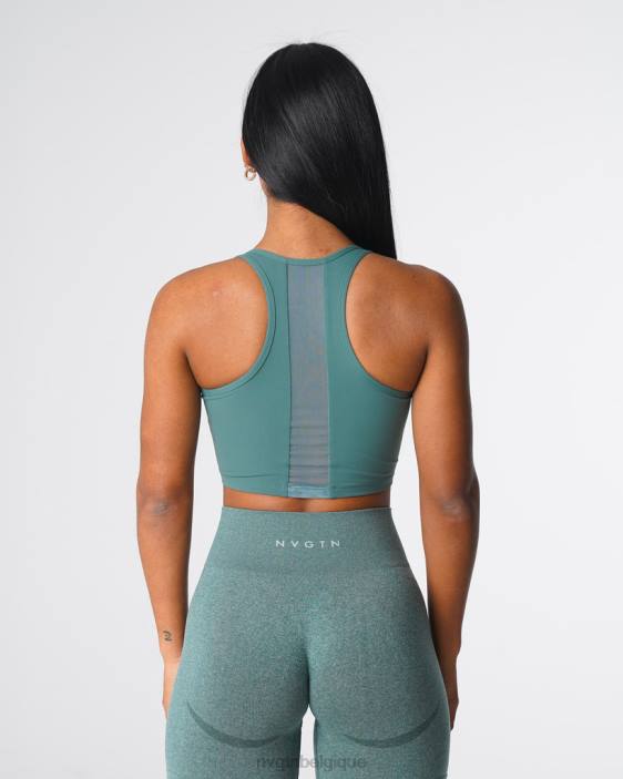 0LFV135 forêt verte aptitude NVGTN femmes soutien-gorge éclat