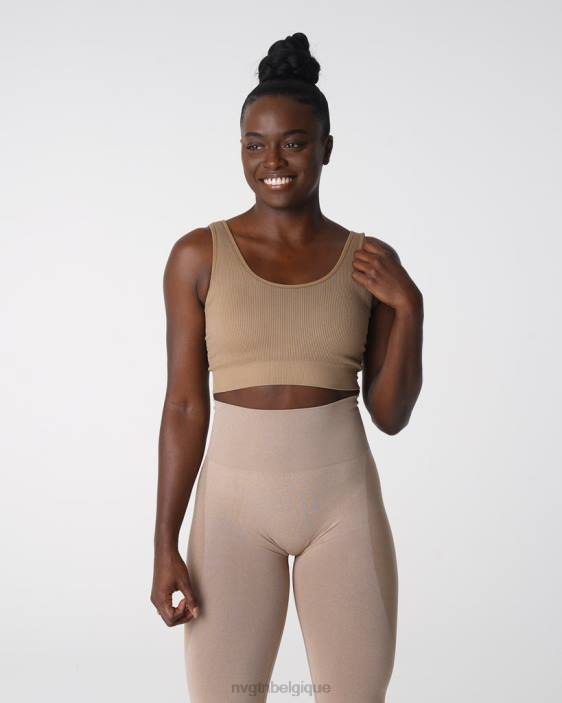 0LFV141 beige aptitude NVGTN femmes Desire - Soutien-gorge côtelé sans couture