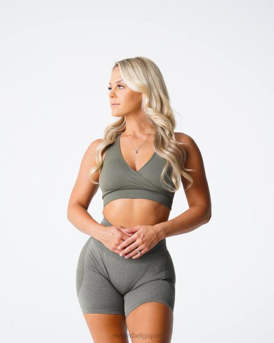 0LFV143 vert kaki aptitude NVGTN femmes soutien-gorge sans couture poursuite