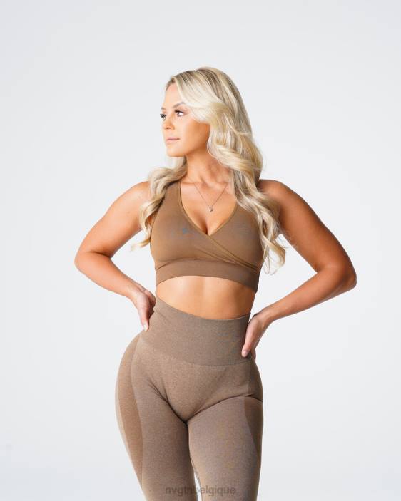 0LFV144 moka aptitude NVGTN femmes soutien-gorge sans couture poursuite