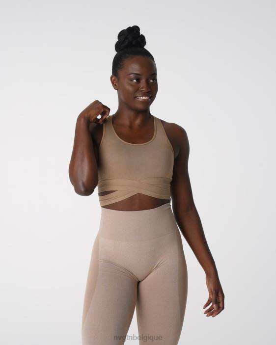 0LFV145 beige aptitude NVGTN femmes haut de soutien-gorge sculptant sans couture
