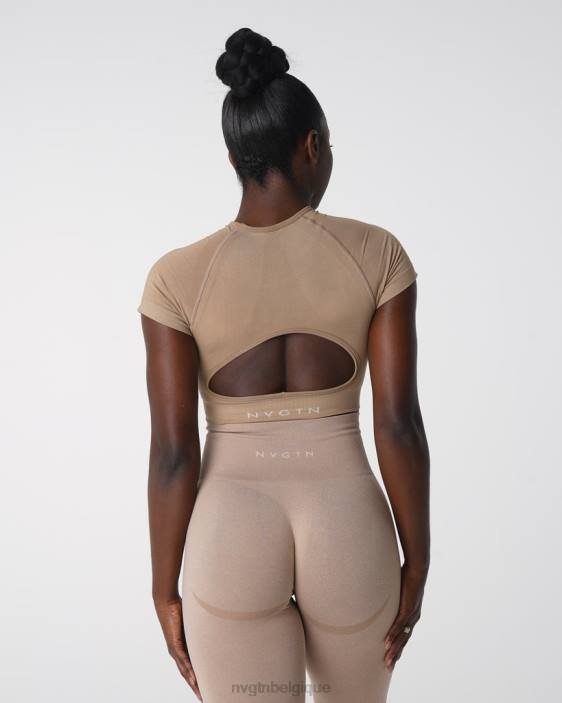 0LFV149 beige aptitude NVGTN femmes haut de soutien-gorge sans couture vortex
