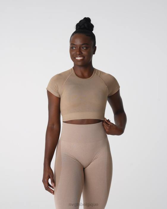 0LFV149 beige aptitude NVGTN femmes haut de soutien-gorge sans couture vortex