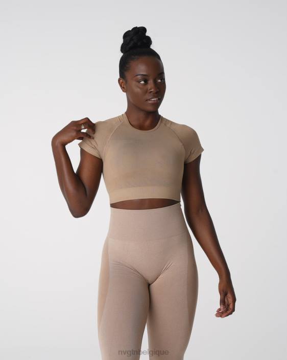 0LFV149 beige aptitude NVGTN femmes haut de soutien-gorge sans couture vortex