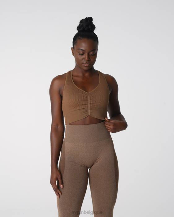 0LFV156 moka aptitude NVGTN femmes soutien-gorge cintré sans couture