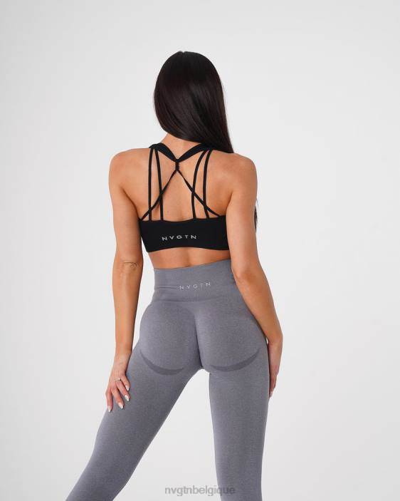 0LFV158 noir aptitude NVGTN femmes soutien-gorge côtelé sans couture galaxie