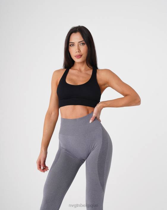0LFV158 noir aptitude NVGTN femmes soutien-gorge côtelé sans couture galaxie