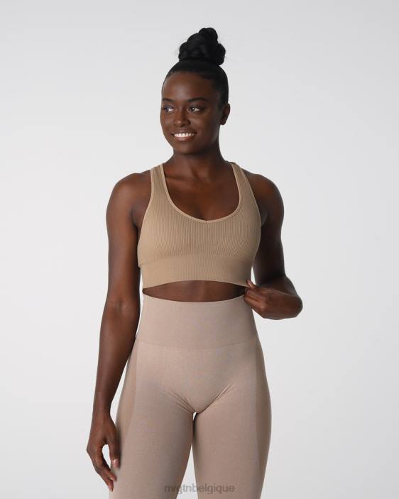 0LFV160 beige aptitude NVGTN femmes soutien-gorge côtelé sans couture galaxie