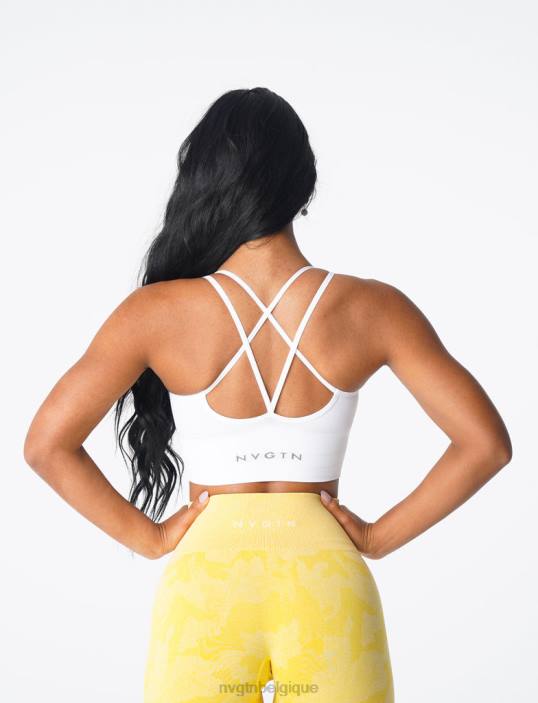 0LFV163 blanc aptitude NVGTN femmes soutien-gorge sans couture fleuri
