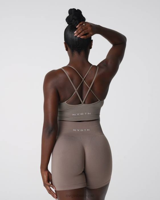 0LFV164 taupe aptitude NVGTN femmes soutien-gorge sans couture fleuri