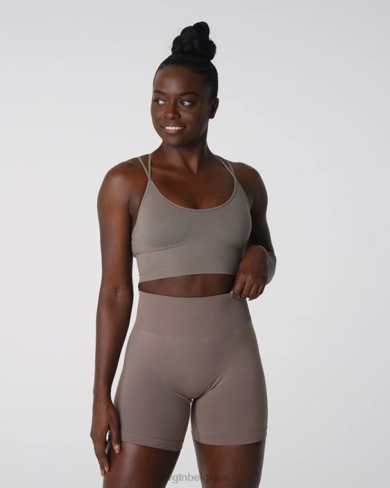 0LFV164 taupe aptitude NVGTN femmes soutien-gorge sans couture fleuri