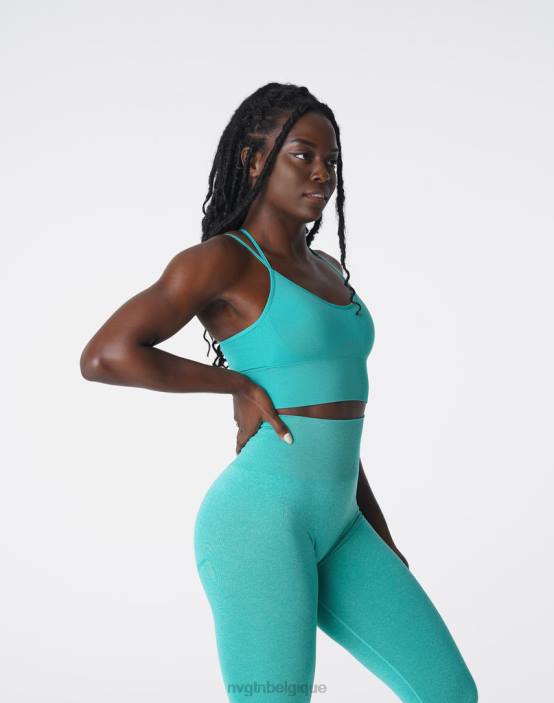 0LFV169 turquoise aptitude NVGTN femmes soutien-gorge sans couture fleuri