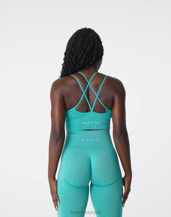 0LFV169 turquoise aptitude NVGTN femmes soutien-gorge sans couture fleuri