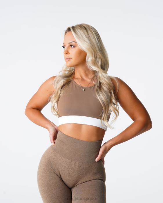 0LFV177 moka aptitude NVGTN femmes soutien-gorge d'agilité