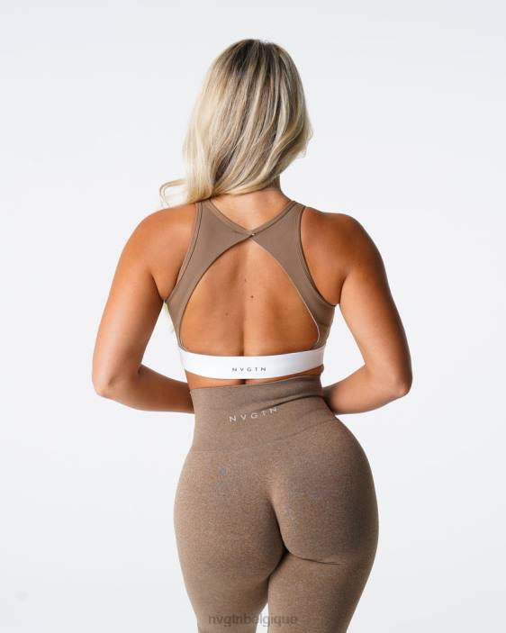 0LFV177 moka aptitude NVGTN femmes soutien-gorge d'agilité