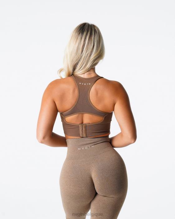 0LFV178 moka aptitude NVGTN femmes enflammer le soutien-gorge sans couture
