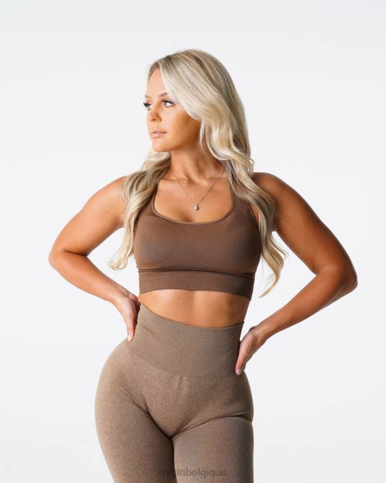 0LFV178 moka aptitude NVGTN femmes enflammer le soutien-gorge sans couture