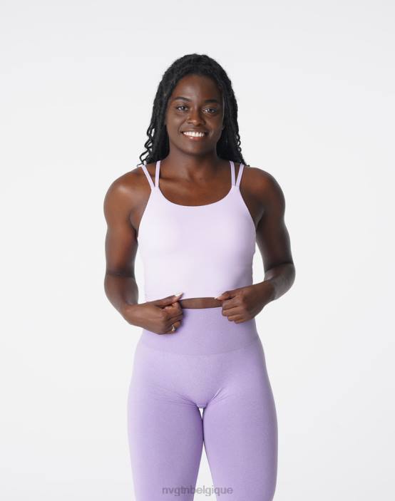 0LFV192 lavande aptitude NVGTN femmes haut de soutien-gorge Poise