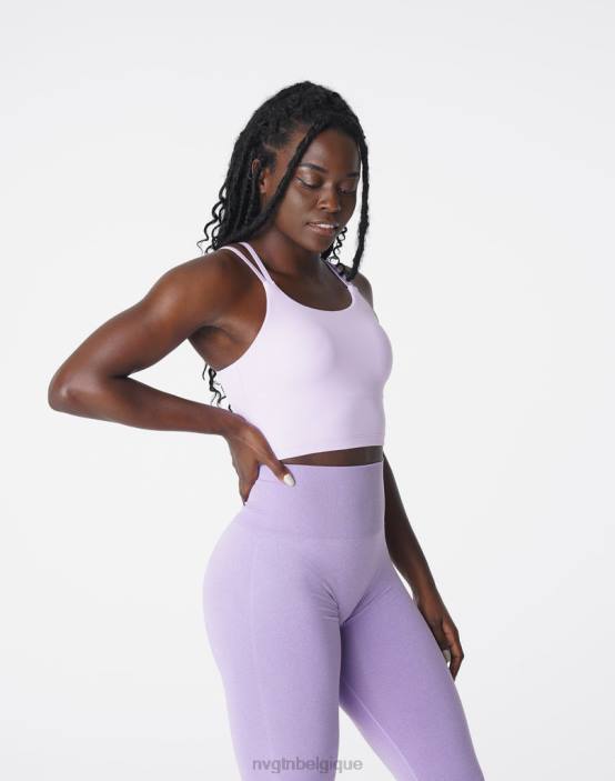 0LFV192 lavande aptitude NVGTN femmes haut de soutien-gorge Poise