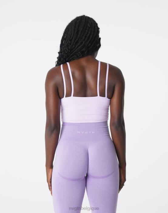 0LFV192 lavande aptitude NVGTN femmes haut de soutien-gorge Poise