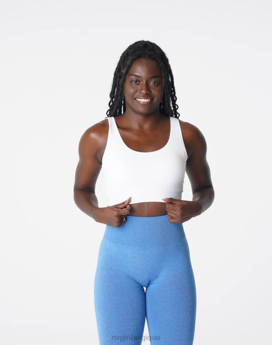 0LFV195 blanc aptitude NVGTN femmes Desire - Soutien-gorge côtelé sans couture