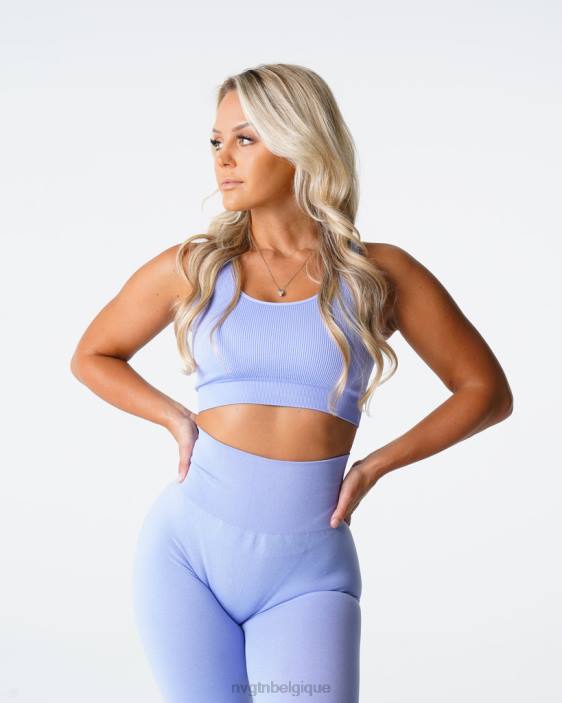 0LFV197 pervenche aptitude NVGTN femmes Desire - Soutien-gorge côtelé sans couture
