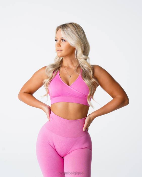 0LFV200 bubble gum rose aptitude NVGTN femmes soutien-gorge sans couture poursuite
