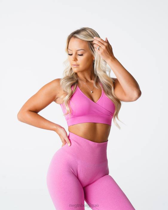 0LFV200 bubble gum rose aptitude NVGTN femmes soutien-gorge sans couture poursuite