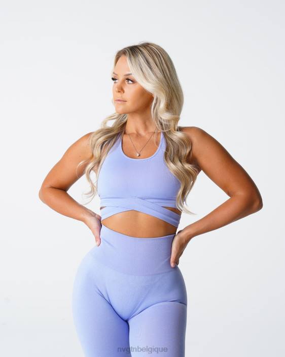 0LFV203 pervenche aptitude NVGTN femmes haut de soutien-gorge sculptant sans couture