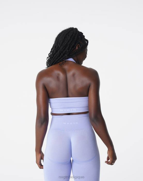 0LFV204 pervenche aptitude NVGTN femmes soutien-gorge dos nu côtelé sans couture Limitless