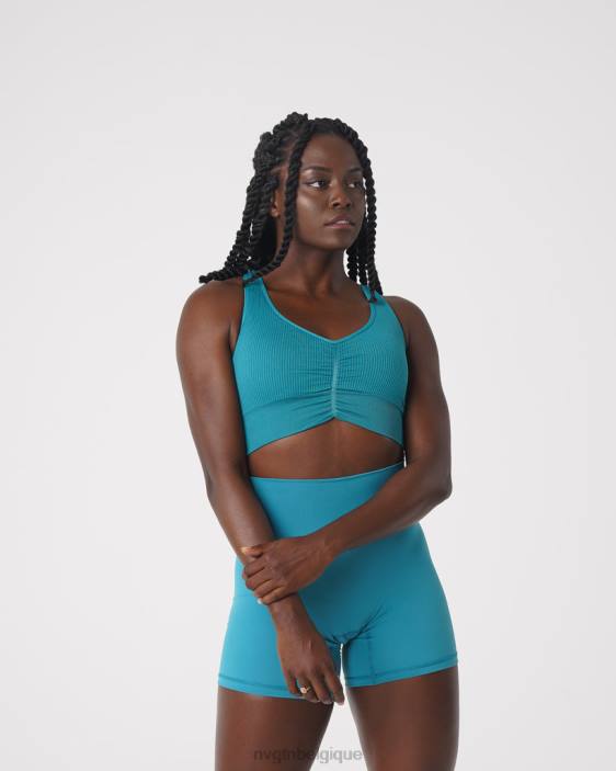 0LFV208 sarcelle aptitude NVGTN femmes soutien-gorge cintré sans couture