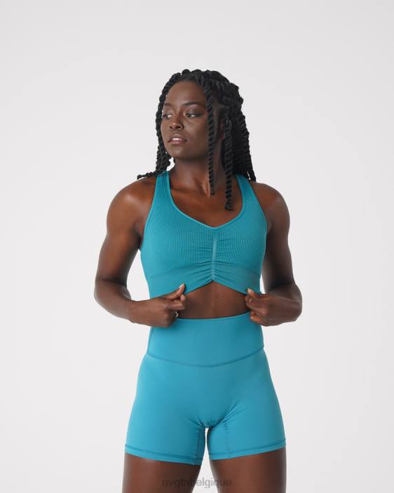 0LFV208 sarcelle aptitude NVGTN femmes soutien-gorge cintré sans couture