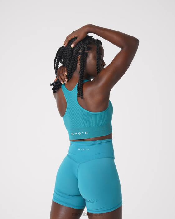 0LFV208 sarcelle aptitude NVGTN femmes soutien-gorge cintré sans couture