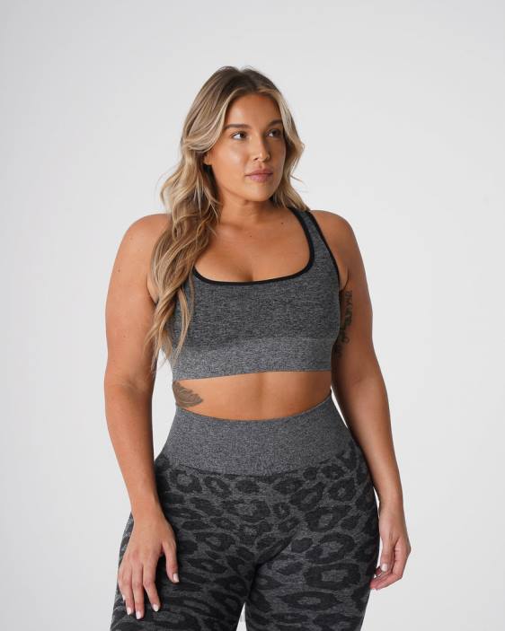0LFV213 noir moucheté aptitude NVGTN femmes soutien-gorge sans couture léopard éclipse
