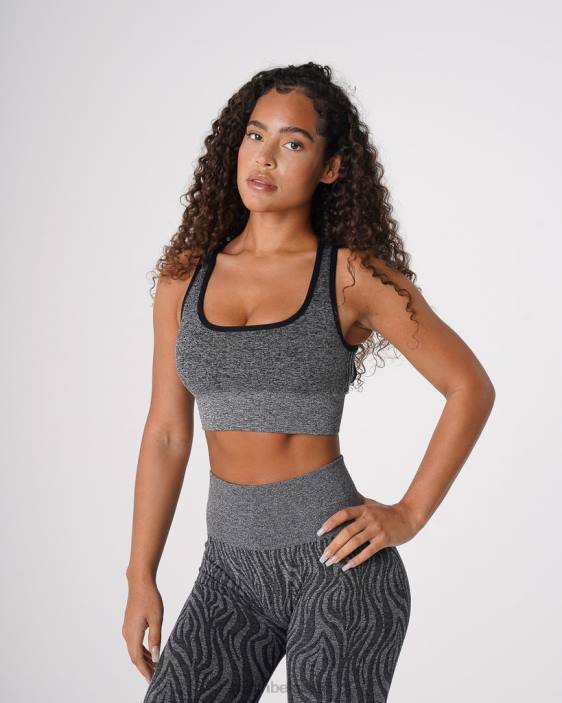 0LFV214 noir moucheté aptitude NVGTN femmes soutien-gorge sans couture zèbre éclipse