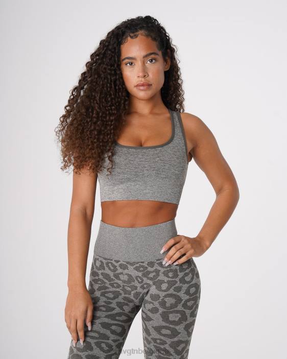 0LFV219 vert kaki aptitude NVGTN femmes soutien-gorge sans couture léopard éclipse