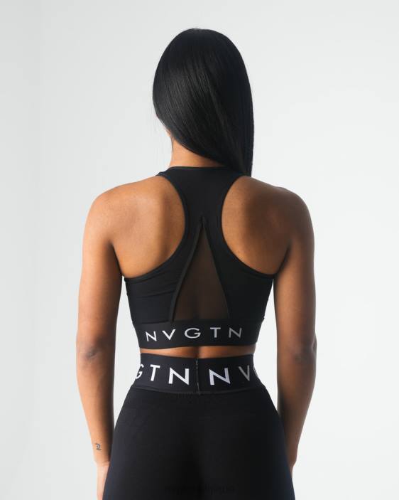 0LFV21 noir aptitude NVGTN femmes soutien-gorge de sport sans couture Legacy
