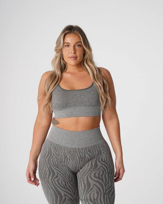 0LFV220 vert kaki aptitude NVGTN femmes soutien-gorge sans couture zèbre éclipse