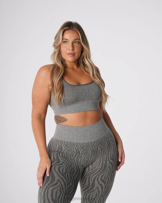 0LFV220 vert kaki aptitude NVGTN femmes soutien-gorge sans couture zèbre éclipse