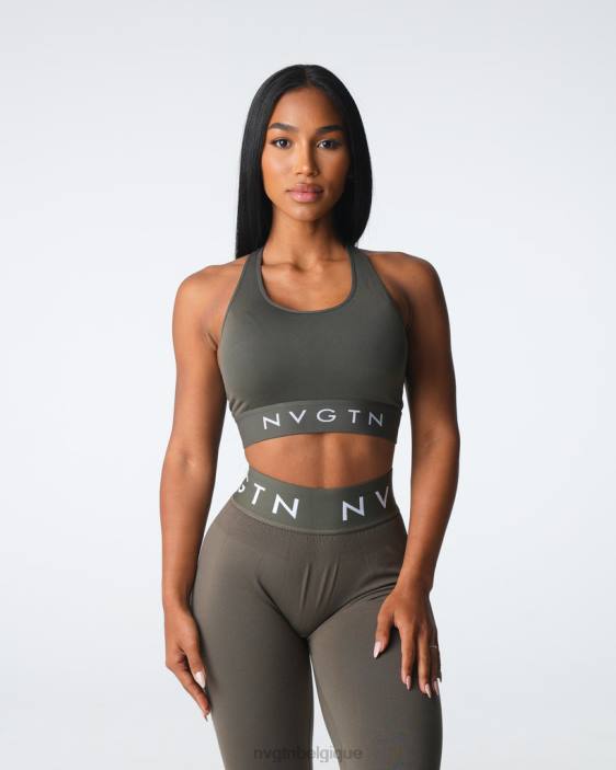 0LFV23 olive aptitude NVGTN femmes soutien-gorge de sport sans couture Legacy