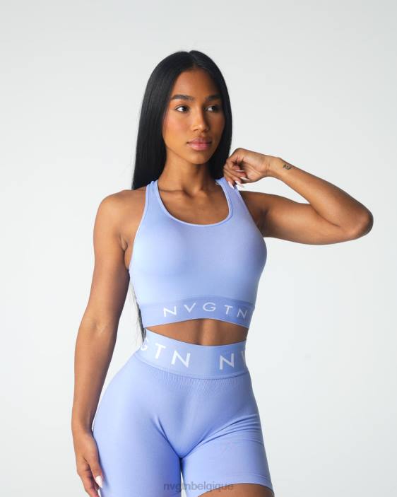 0LFV24 pervenche aptitude NVGTN femmes soutien-gorge de sport sans couture Legacy