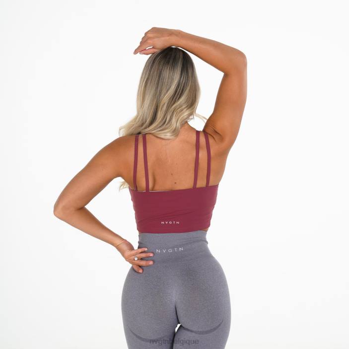 0LFV280 canneberge aptitude NVGTN femmes haut de soutien-gorge Poise